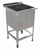 Ванна моечная для яиц ВМЯП "Профи" 500х500(570)х860 фото